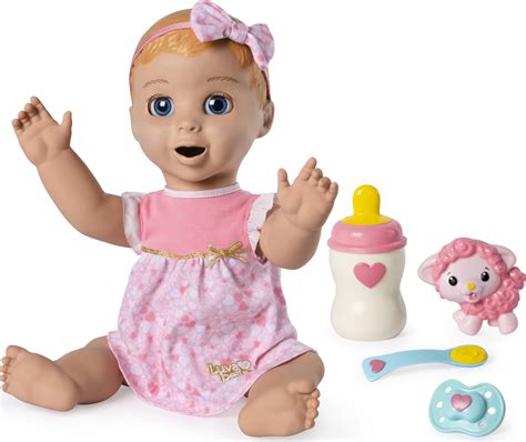 Luvabella Blonde Hair, Responsive Baby Doll with Real Expressions and