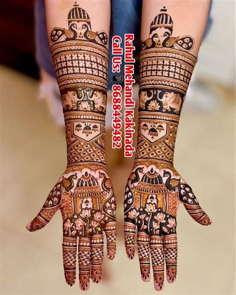 rajasthani mehndi designs front