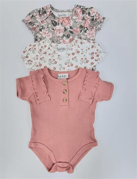 NICOLE MILLER 3PK ONESIES