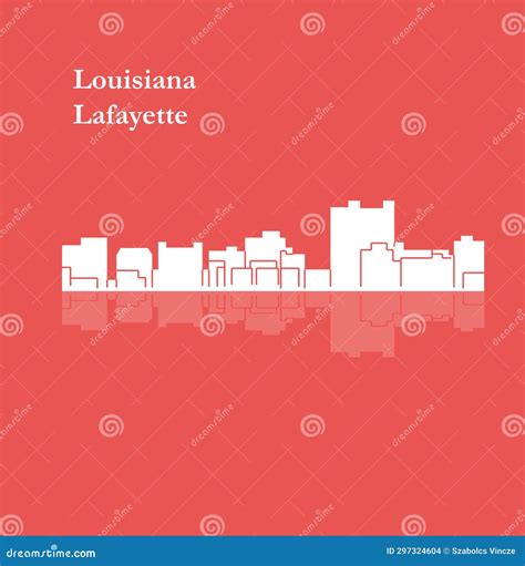 Lafayette, Louisiana stock illustration. Illustration of american