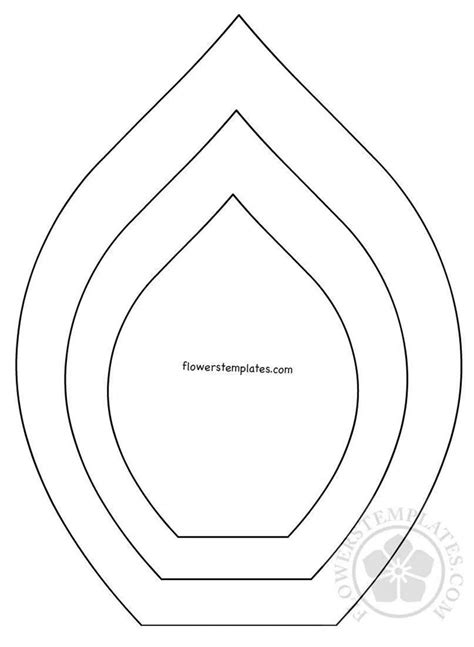 Images By Nancy Rodriguez On Flores Flower Petal Template 584 | Flower ...