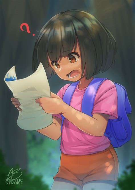 Acrylic Stroke - Dora the Lost Explorer