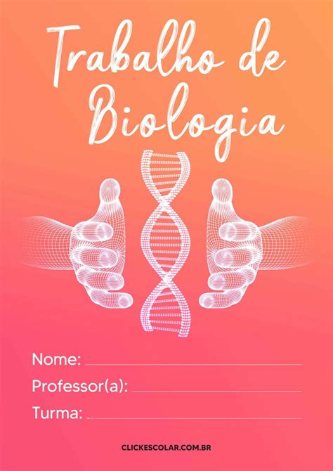 Capas De Trabalho De Biologia Para Imprimir - 9