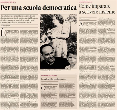 materialismo storico: La polemica su Don Milani e un clima reazionario