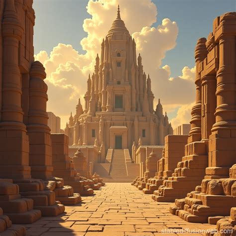 Solomon's Temple Architecture | Stable Diffusion Online