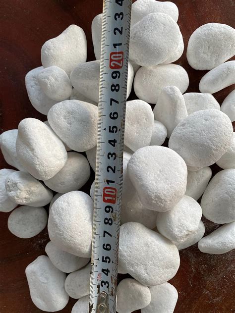 Pebble Stone | Landscaping Stones - White pebble stone landscape