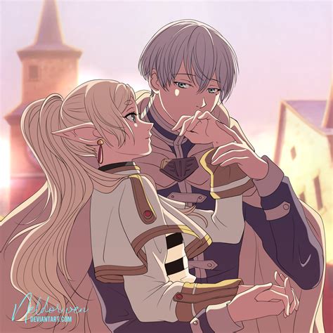 Commission - Frieren and Himmel by Neldorwen on DeviantArt