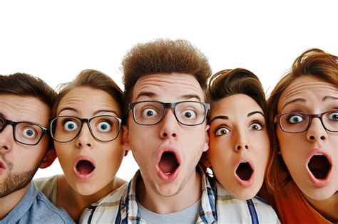 Premium Photo | A group of people with glasses and one of them is ...