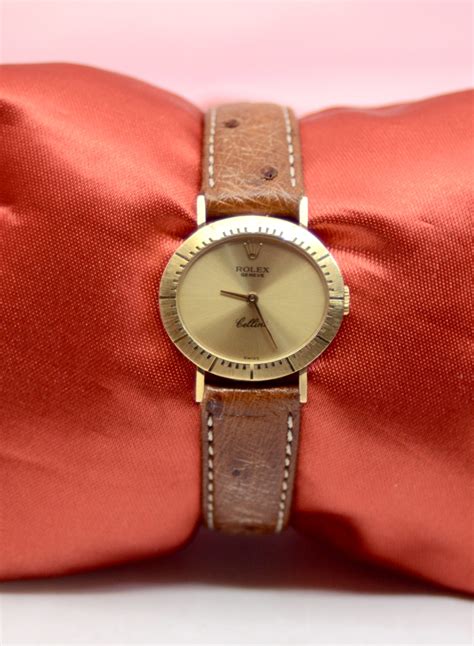 Ladies’ Rolex Cellini watch 18K Yellow Gold – Top Jeweler NYC