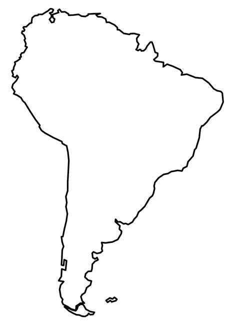 Free south america map worksheet, Download Free south america map