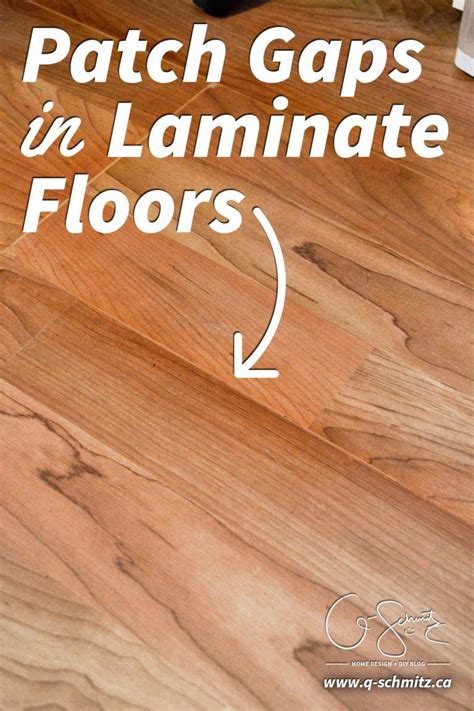 how to fix gaps in laminate flooring