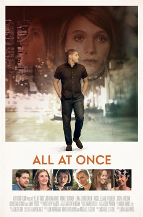 ALL AT ONCE Directed by Jon Abrahams, Available On Digital & On Demand 4/3