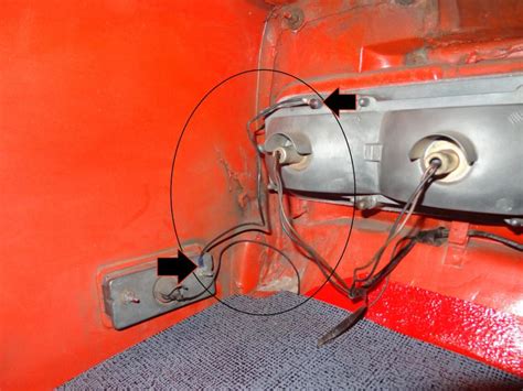 1970 RoadRunner rear marker light ground | For B Bodies Only Classic ...