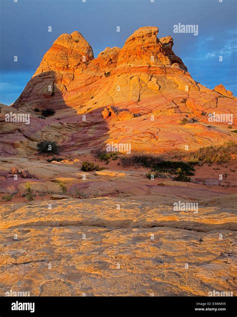 usa arizona vermillion cliffs national monument coyote buttes stock