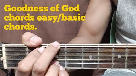 Goodness of God || Key of G Chords - Chordify