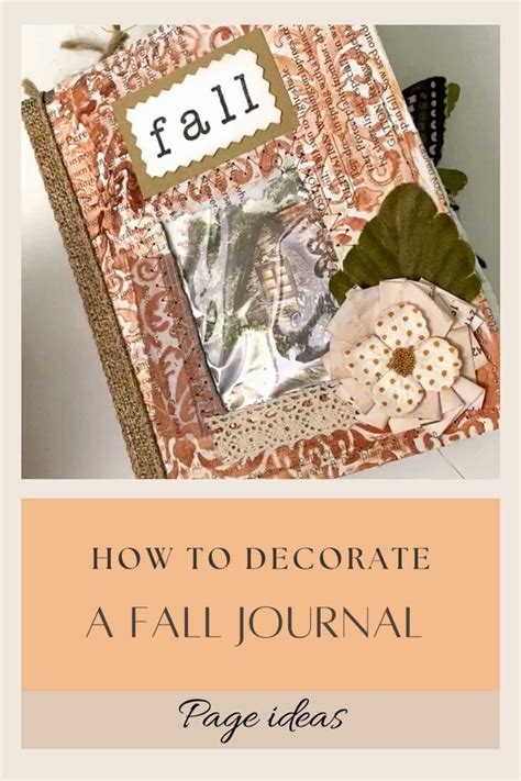 Fall Junk Journal Page Decoration Ideas and Inspiration