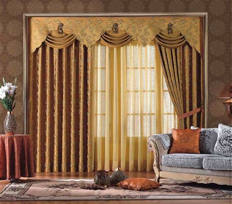 Living room curtains - 25 methods to add a taste of royalty to your ...