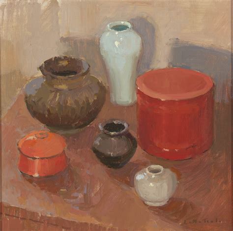 Lotta Teale British Contemporary artist 'Studio Vases' – Panter and Hall