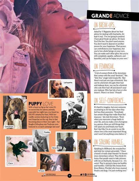 Ariana Grande - Girlfriend Magazine Australia October 2016 Issue