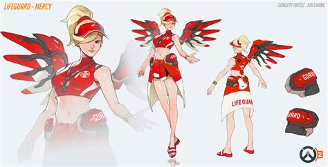 Overwatch 2 Lifeguard Mercy Concept Art by @KaiChangOZ8068 : r/MercyMains