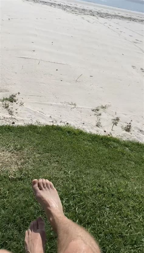 Lance Bass's feet