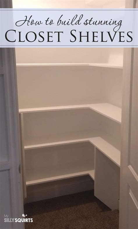 How to build your own stunning bedroom closet shelves | Bedroom closet shelves, Diy closet ...