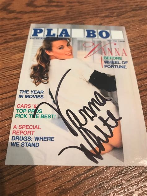 Sold Price: Vanna White Signed Playboy Trading Card Certified - Invalid