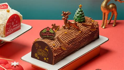 delight  festive log cakes