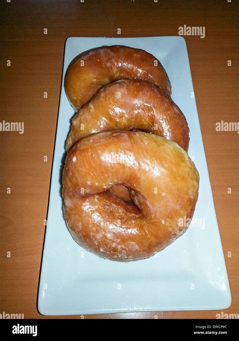 Delicious, fresh baked donuts Stock Photo - Alamy