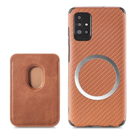 Магнитный Magsafing кошелек чехол для Samsung A21S A32 A12 A51 A71 A20 ...