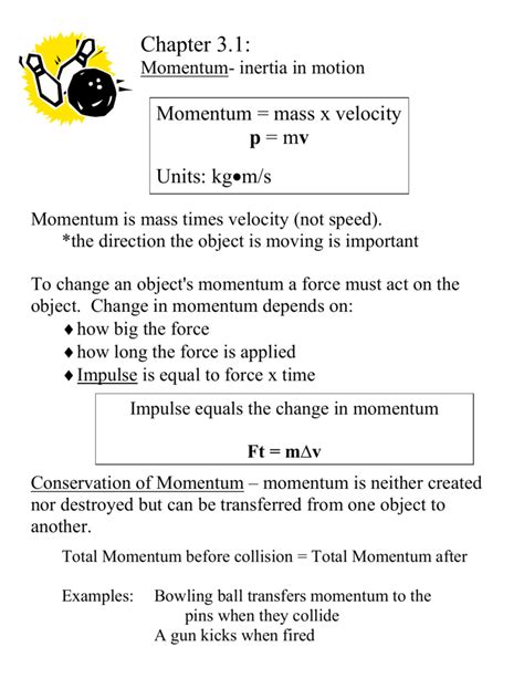 chapter  momentum