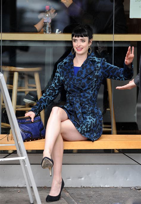 KRYSTEN RITTER on the Set of Her New Show, Apartment 23, in West