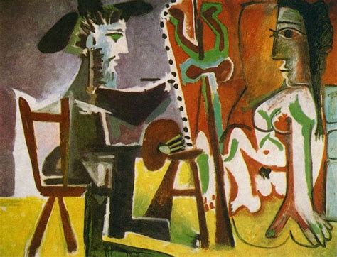 Painter and his model - Pablo Picasso - WikiArt.org - encyclopedia of visual arts