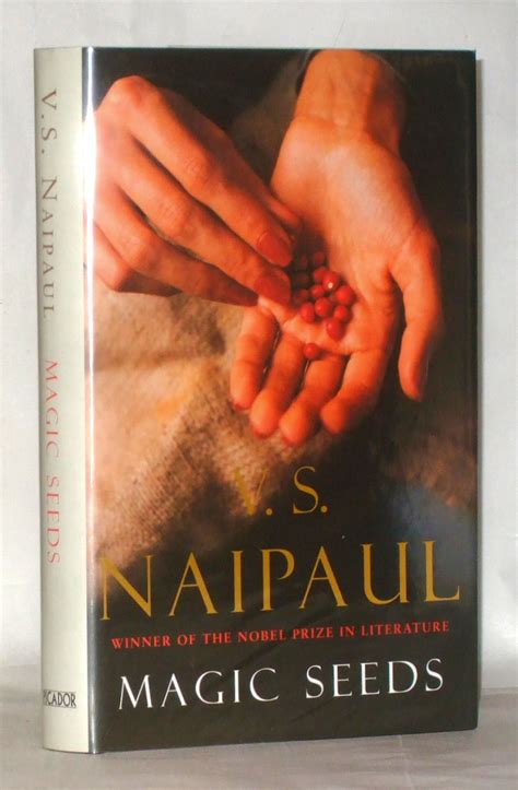 magic seeds   naipaul  fine hardcover  st edition