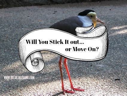 Help! Should You Stick It Out or Move On?