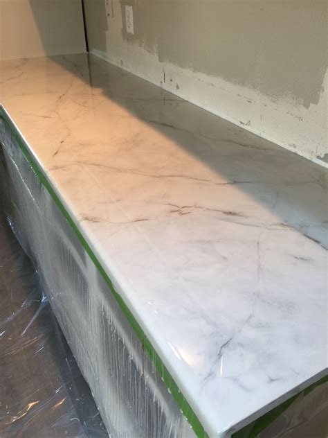 Carrara White Marble Countertop Paint Kit at Alana Neth blog