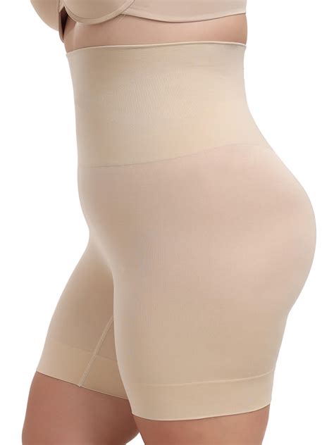 manifique  size shapewear xl beige polyamide walmartcom