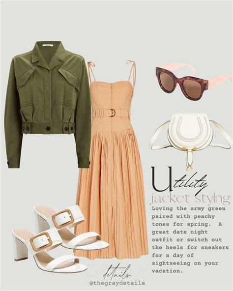 utility jacket outfit maxi dress spring outfit summer outfit