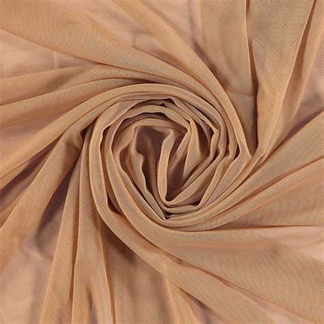 Mesh 4-Wege-Stretch Nude | Tüll Weich | Stoff&Stil.de