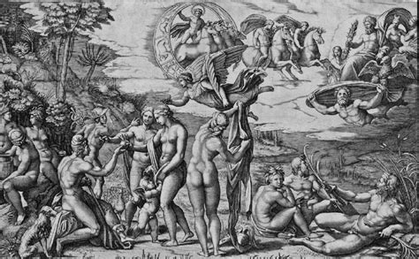 Marcantonio Raimondi (after Raphael), Judgment of Paris, 1510-1520 ...