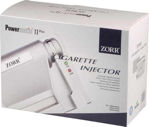 Электрическая машинка для набивки сигарет ZORR Deluxe Powermatic 2 plus ...