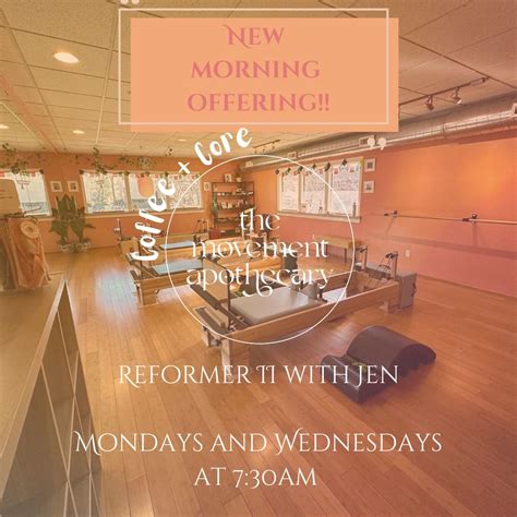 Reformer II (Coffee + Core), The Movement Apothecary, Fort Collins, 3 ...