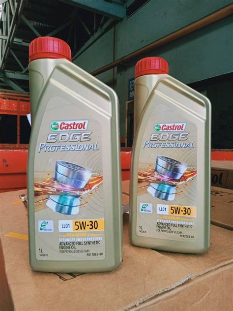 CASTROL EDGE PROFESSIONAL 5W-30 LL01 1LITER FULL SYNTHETIC ENGINE OIL ...