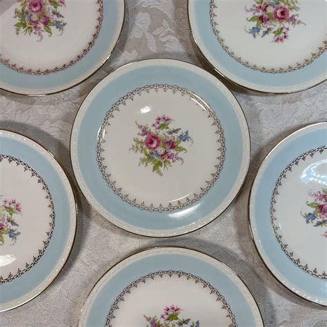 RARE VINTAGE Find Charming Set of 6 Homer Laughlin Eggshell Georgian