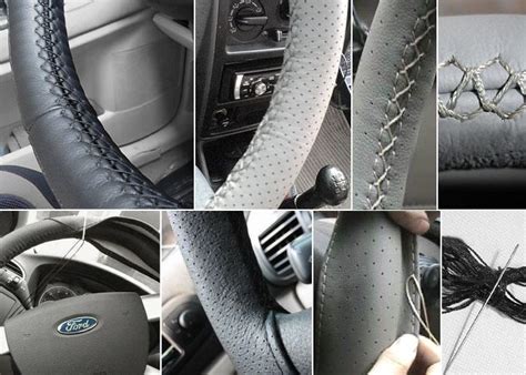 Как самостоятельно обтянуть руль автомобиля кожей