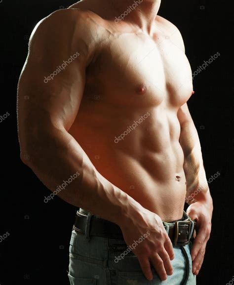 healthy muscular young man stock photo  cshefkate