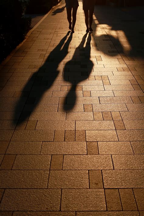 images light sidewalk floor walk color shadow couple