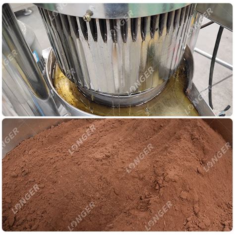 Full Set Cocoa Powder Processing Machine 300 kg/h