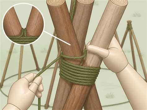 build  teepee tent  step  step diy guide
