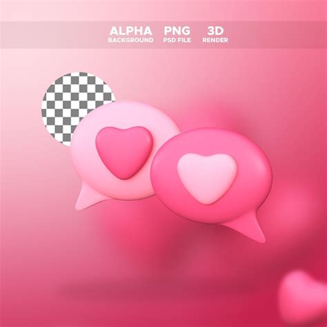 3d Love Chat Images - Free Download on Freepik